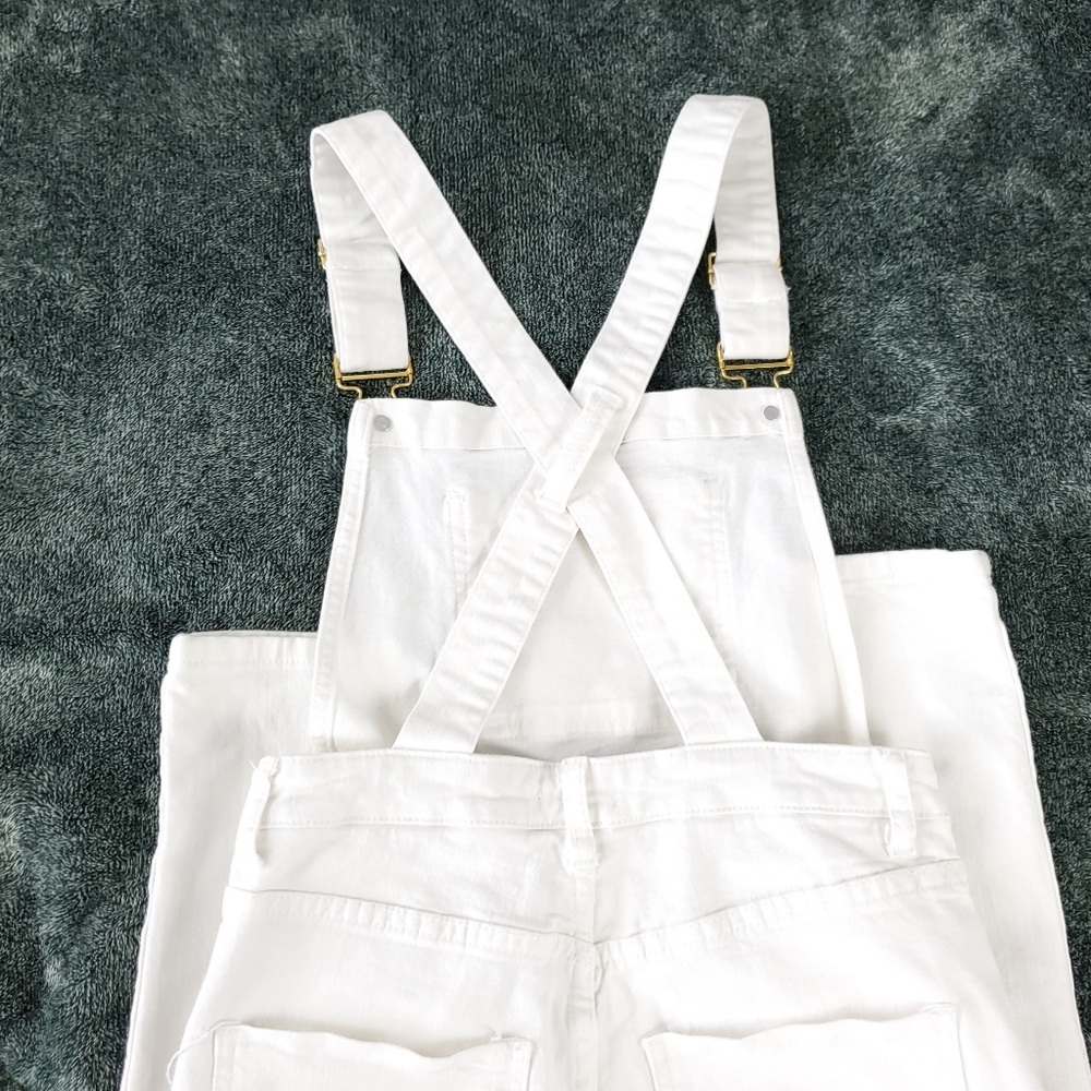 Revolve X Weworewhat Basic White Overalls - image 3